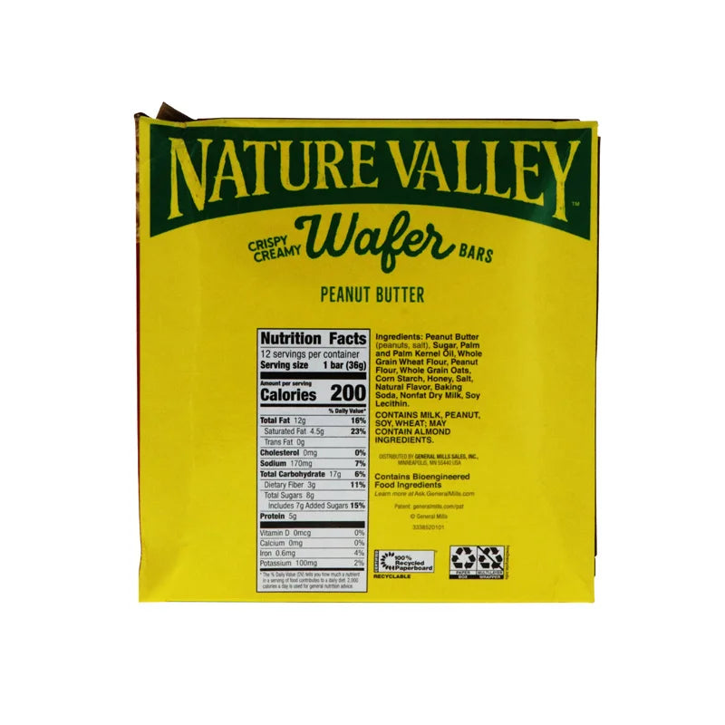 Nature Valley Crispy Creamy Wafer Bars Peanut Butter 12 Count -1.3 oz image 2