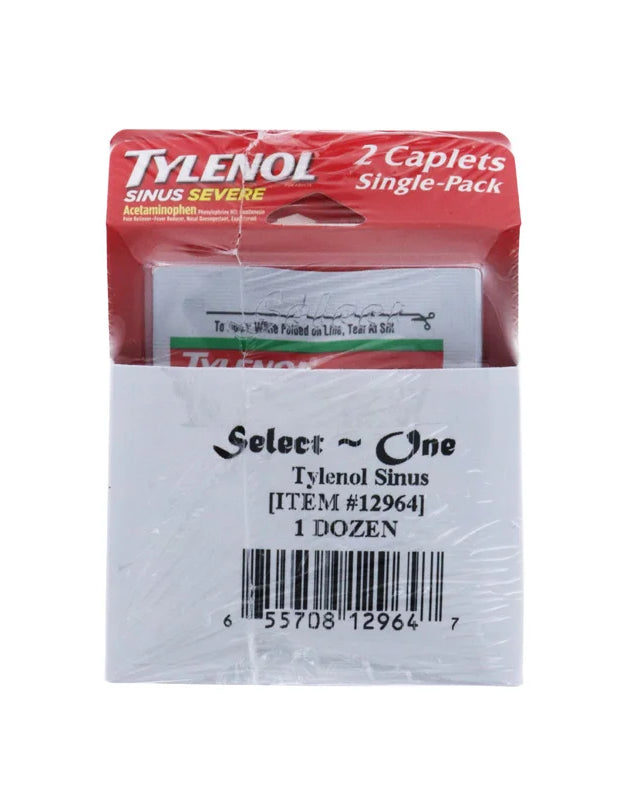 Tylenol Sinus Severe 12/2 Caplets image 0