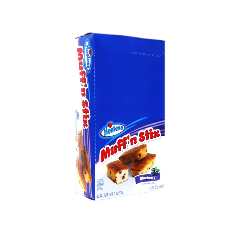 Hostess Blueberry Chip Muff'n Stix 6 Count - 3 oz image 1