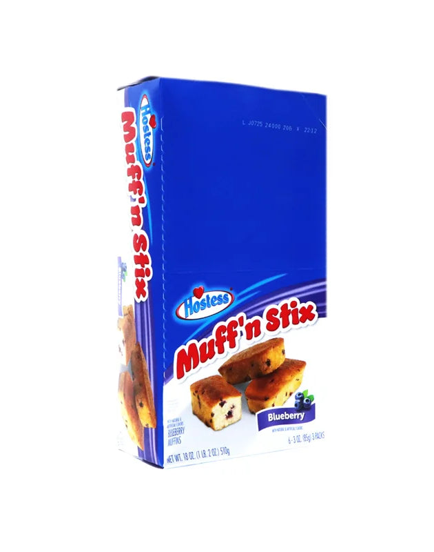 Hostess Blueberry Chip Muff'n Stix 6 Count - 3 oz image 0