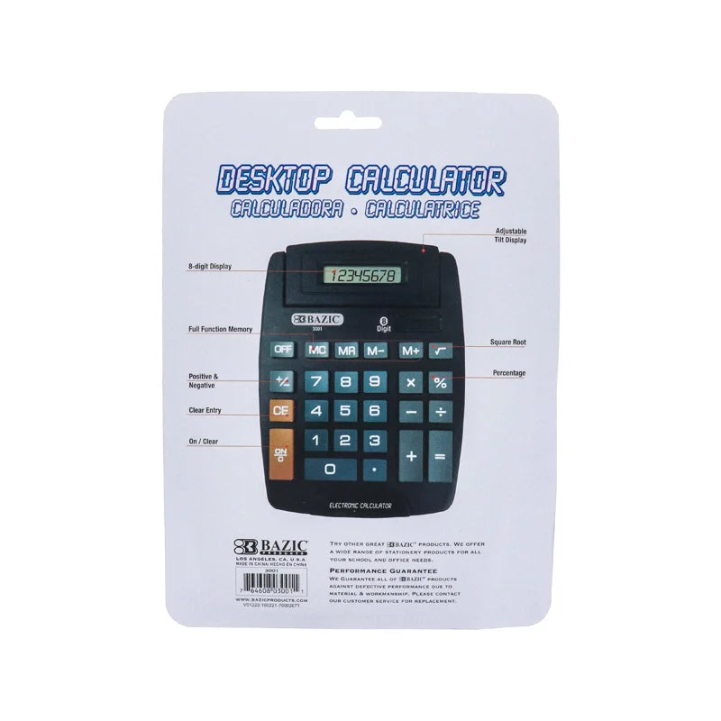 8 Digit Desktop Calculator Each image 1