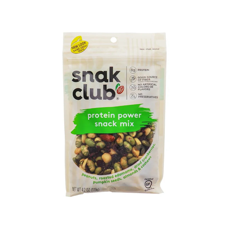 Snak Club Protein Power Snack Mix - Peg 6 Count - 4.2 oz image 0