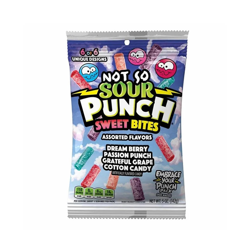 Sour Punch Bite Peg Sweet Bites Assorted 12 Count - 5 oz image 0