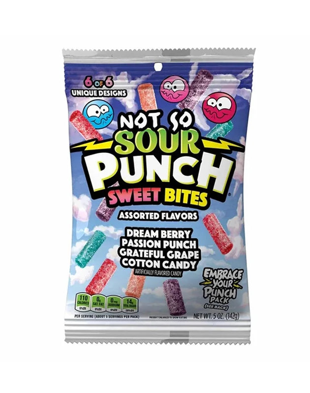 Sour Punch Bite Peg Sweet Bites Assorted 12 Count - 5 oz image 0