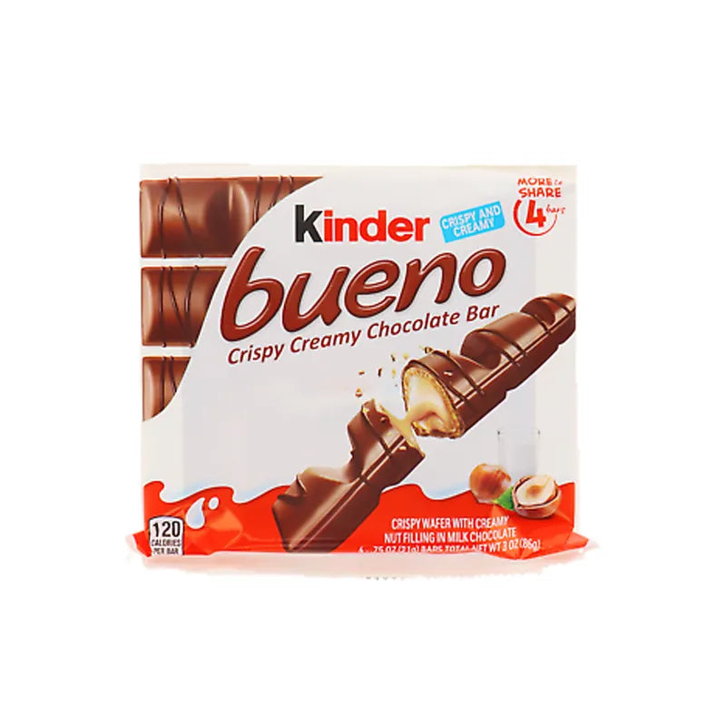 Kinder Bueno King Size Hazelnut Chocolate Candy 8 Count - 3 oz image 1