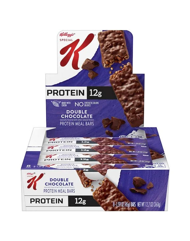 Kellogg's Special K Protein Bar Double Chocolate 8 Count - 1.59 oz image 0
