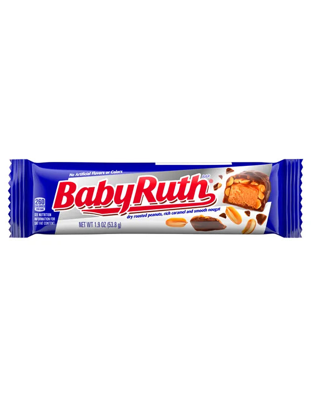 Baby Ruth Peanuts with Caramel Chocolate Bar 24 Count image 0
