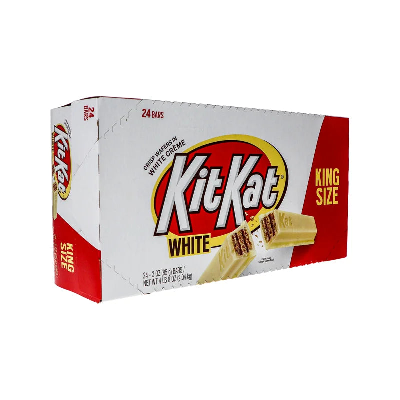 Nestle Kit Kat King Size Crisp Wafers White Chocolate 24 Count - 3 oz image 1