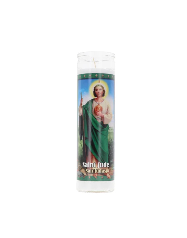 White Candle San Judas - 1 Count Only image 0