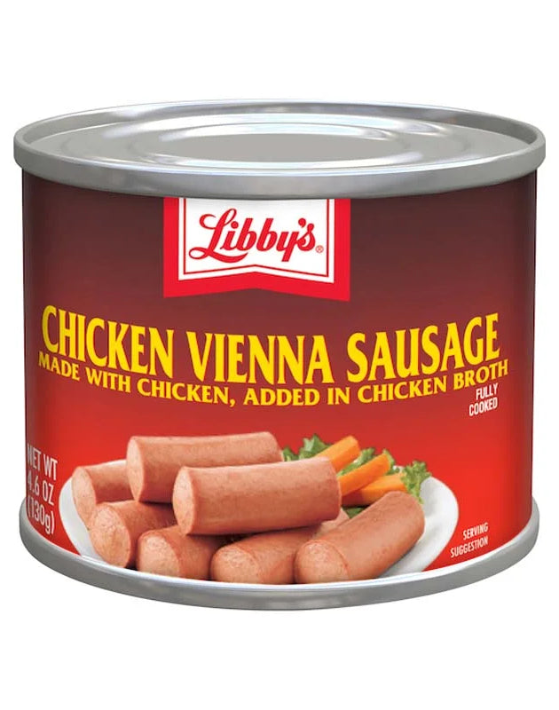 Libby's Chicken Vienna Sausage Can - 4.6 oz image 0