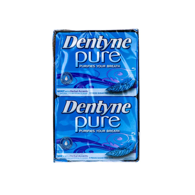 Dentyne Pure Mint with Herbal Accents Sugar-Free Gum 10 Count - 9 Pieces image 0