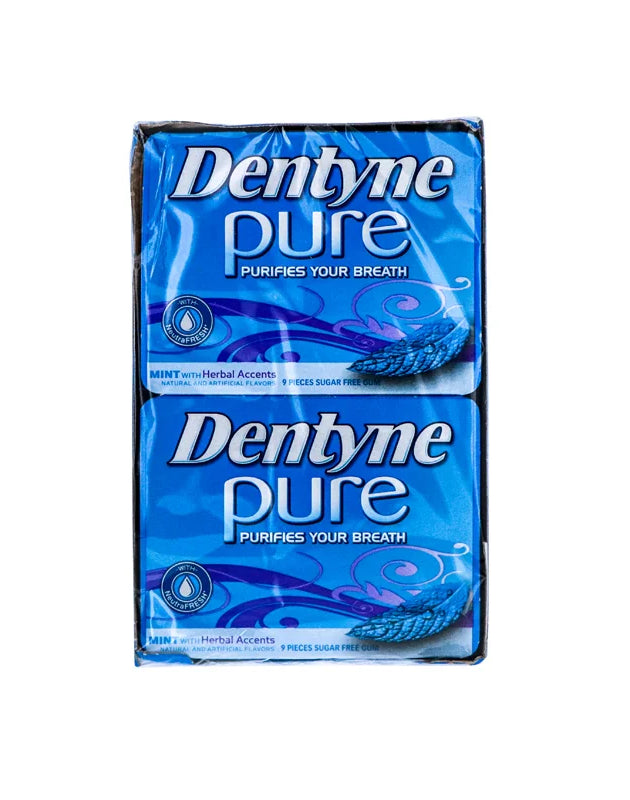 Dentyne Pure Mint with Herbal Accents Sugar-Free Gum 10 Count - 9 Pieces image 0