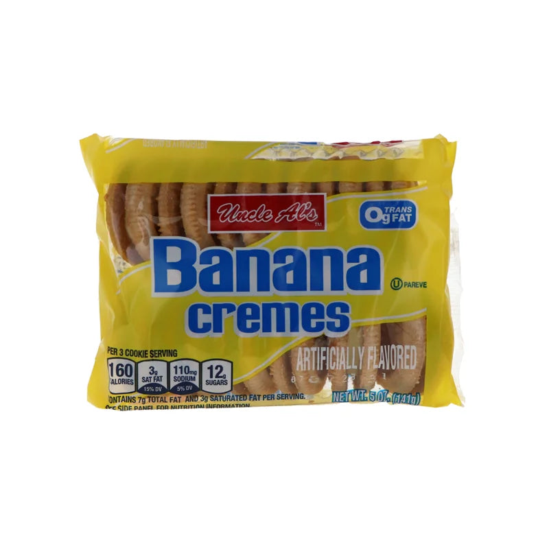 Uncle Al's Banana Creme Cookies 12 Count - 5 oz image 0
