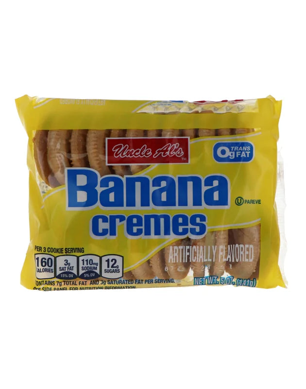 Uncle Al's Banana Creme Cookies 12 Count - 5 oz image 0