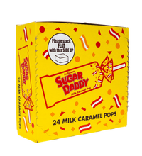 Sugar Daddy Milk Caramel Pops 24/1.7Oz image 1