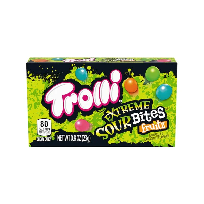 Trolli Extreme Sour Bites Fruitz 24 Count - 6 Pieces image 0