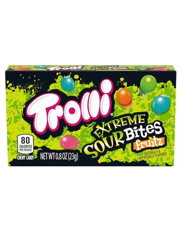 Trolli Extreme Sour Bites Fruitz 24 Count - 6 Pieces image 0