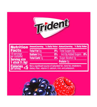 Trident Value Pack Black Raspberry Twist 12 Count - 14 Pieces image 2