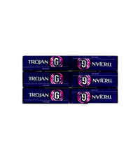 Trojan Ribbed Condoms Stimulate Her 6 Count - (Pack of 3) image 0