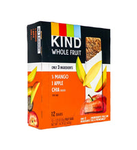Kind Whole Fruit Mango Apple & Chia Seeds Bar 12 Count - 1.23 oz image 1