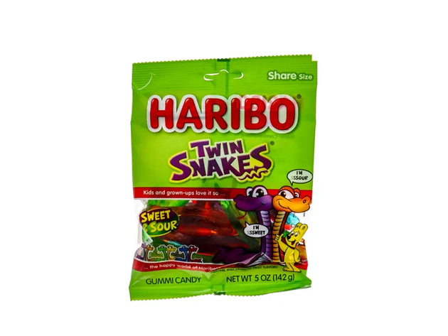 Haribo Twin Snakes 12 Count - 5 oz image 0