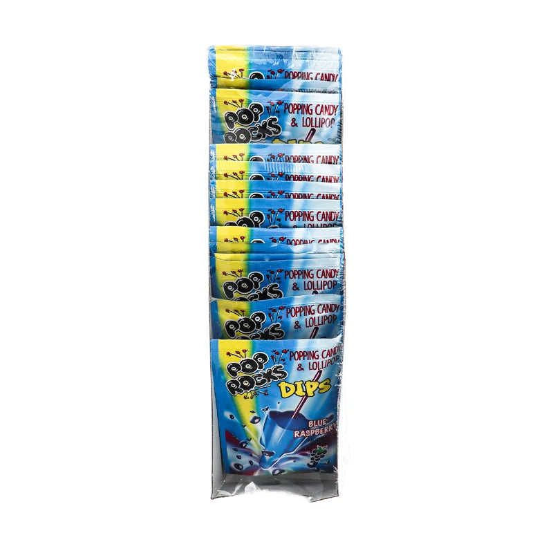 Pop Rocks Dips Blue Raspberry 18 Count - 0.63 oz image 0