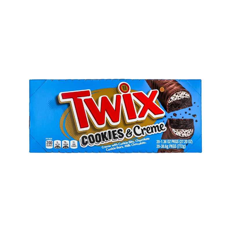 TWIX Cookies & Creme Chocolate Candy Bar 20 Count - 1.36 oz image 0