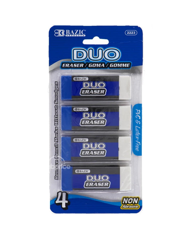 Eraser Assorted Color (Pack of 4) image 0