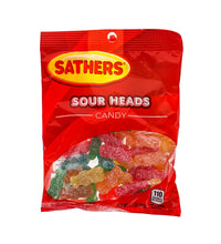 Sathers 2/$2 Sour Head Candy 12 Count - 3.5 oz image 0