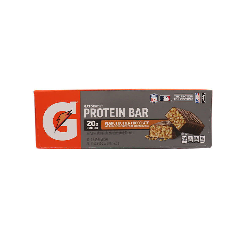 Gatorade Whey Protein Recover Bars - Peanut Butter Chocolate 12 Count - 2.8 oz image 0