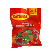 Sathers 2/$2 Sour Gumi Bear Candy 12 Count - 4 oz image 0