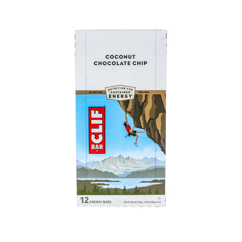 Clif Bar Energy Bars - Coconut Chocolate 12 Count - 2.4 oz image 0
