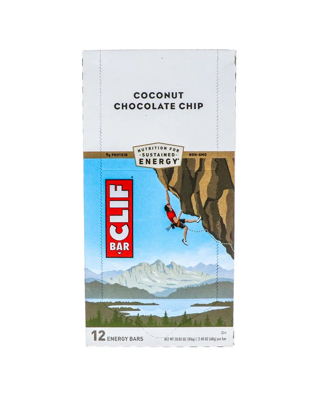 Clif Bar Energy Bars - Coconut Chocolate 12 Count - 2.4 oz image 0