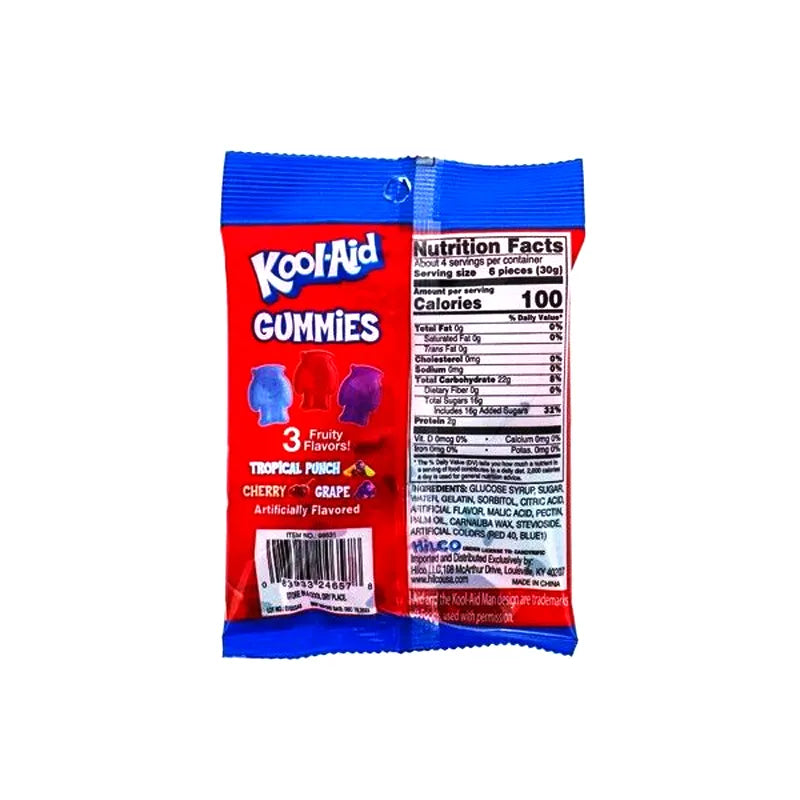 Kool-Aid Sours Original Gummies Assorted 12 Count - 4 oz image 1
