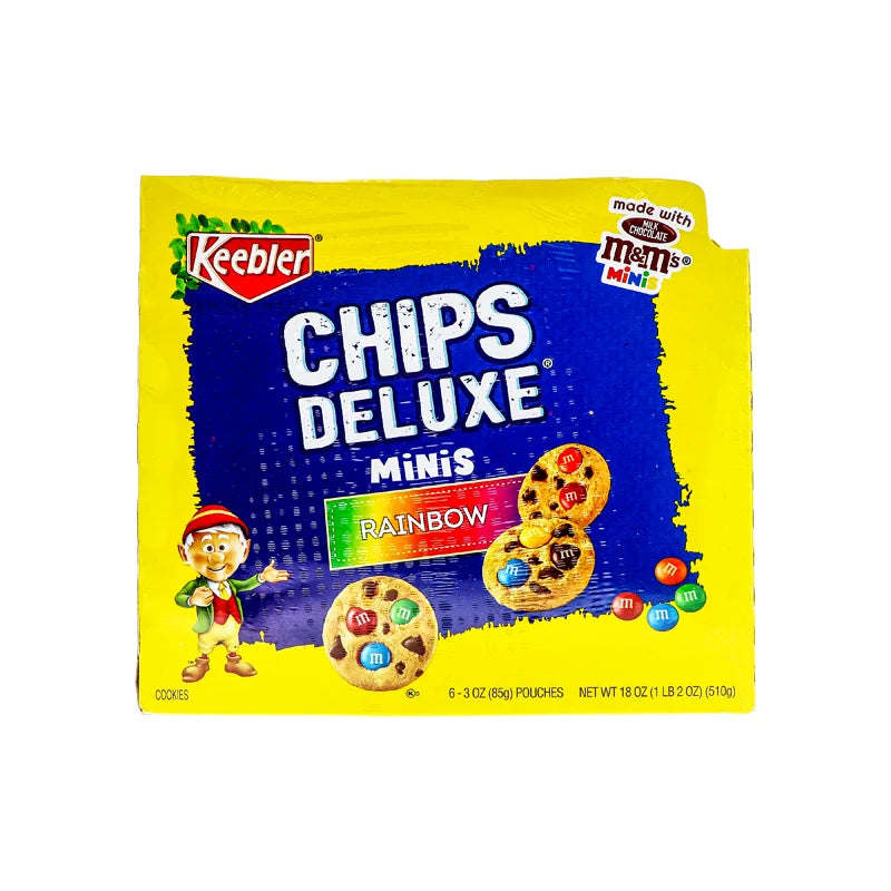 Keebler Chips Deluxe Rainbow Cookies with M&M's Mini 6 Count - 3 oz image 0
