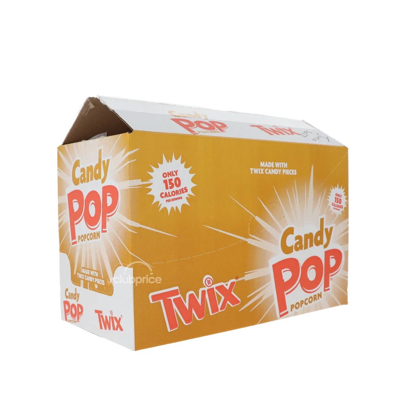 Candy Pop Popcorn Twix (Pack of 8) - 1 oz image 1