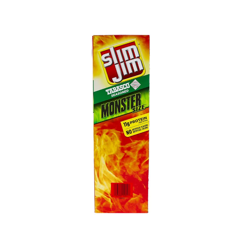 Slim Jim Monster Tabasco Spiced Stick 18 Count - 1.94 oz image 0