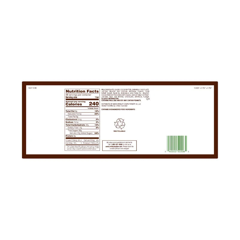 Milky Way Chocolate Bars 36 Count - 1.84 oz image 2