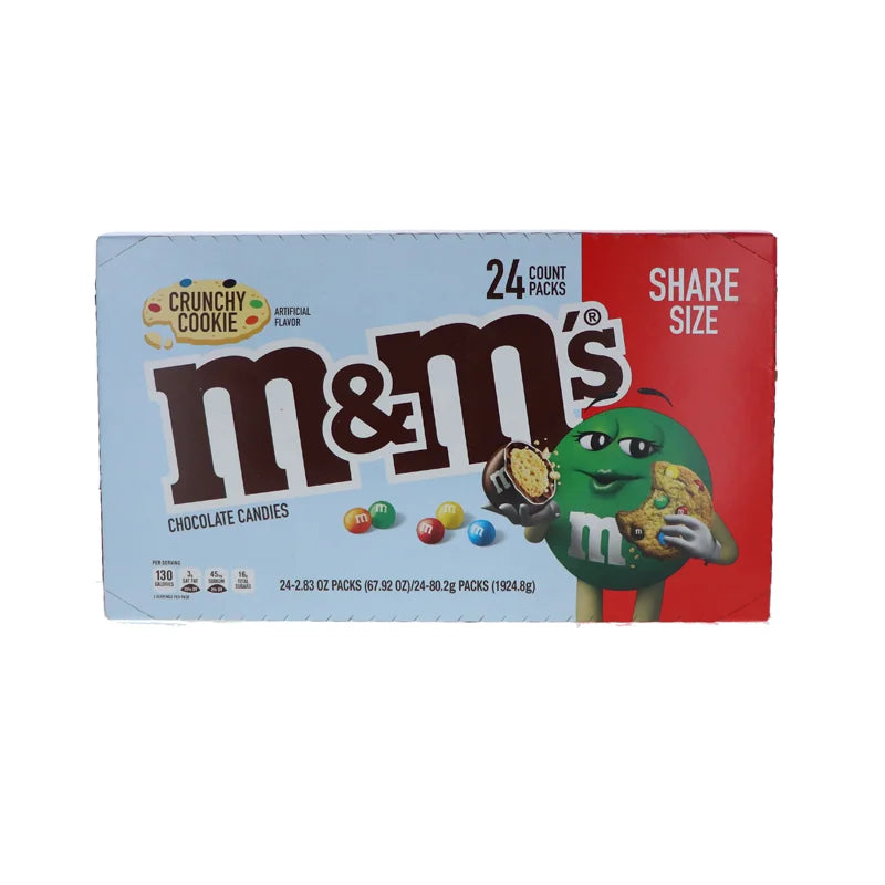 M&M's Crunchy Cookie Milk Chocolate Candy King Size 24 Count - 2.83 oz image 0
