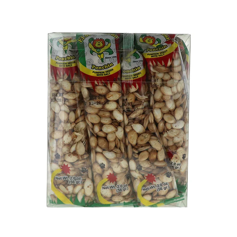 El Super Leon Pepitas Super Roasted - Tube 24 Count - 2 oz image 0