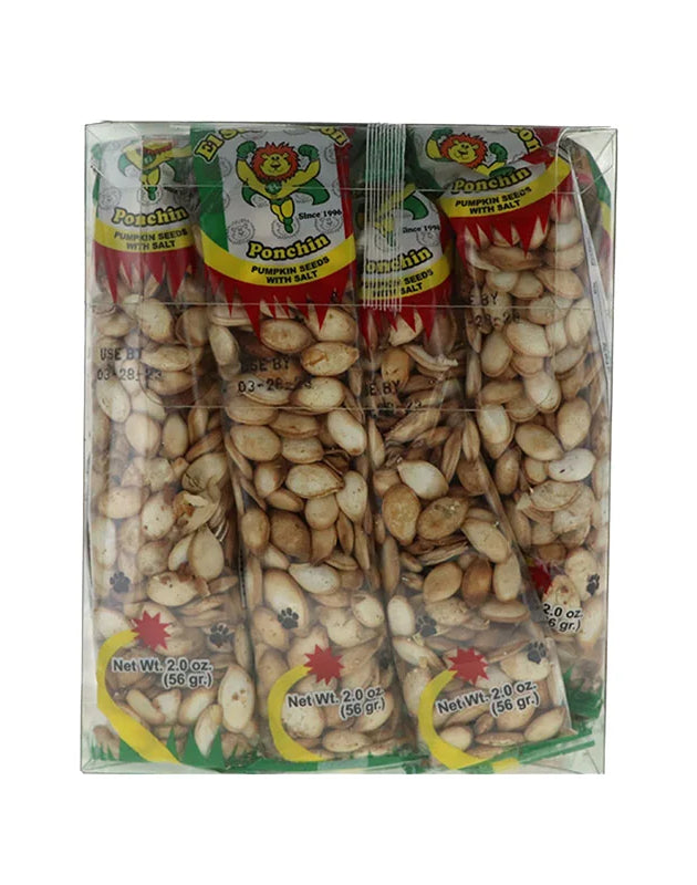 El Super Leon Pepitas Super Roasted - Tube 24 Count - 2 oz image 0