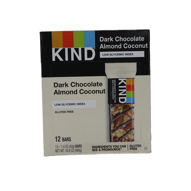 Kind Fruit & Nut Dark Chocolate Almond & Coconut 12 Count - 1.4 oz image 0