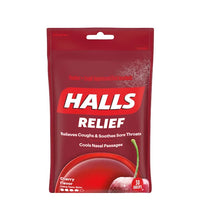Halls Cough Drops Cherry Flavored - Bag 30 Drops image 0