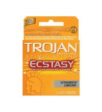 Trojan Ecstasy Ultrasmooth Lubricant Condoms 6 Count - Pack of 3 image 0