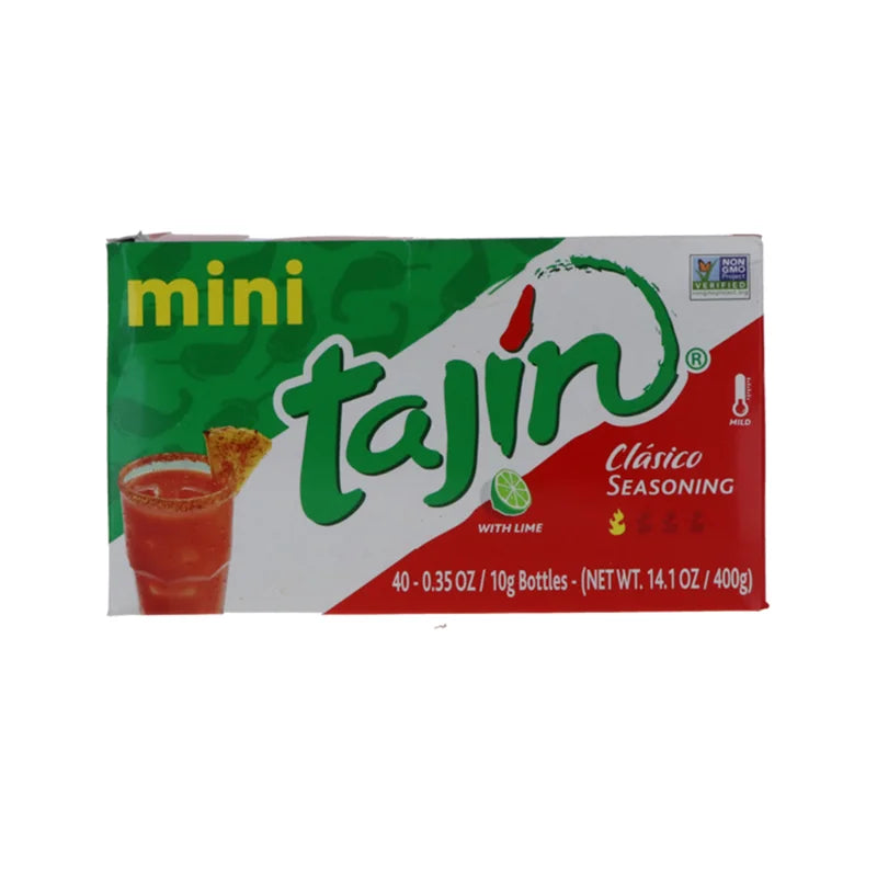 Tajin Fruit Clasico Seasoning Mini 40 Count - 0.35 oz image 0