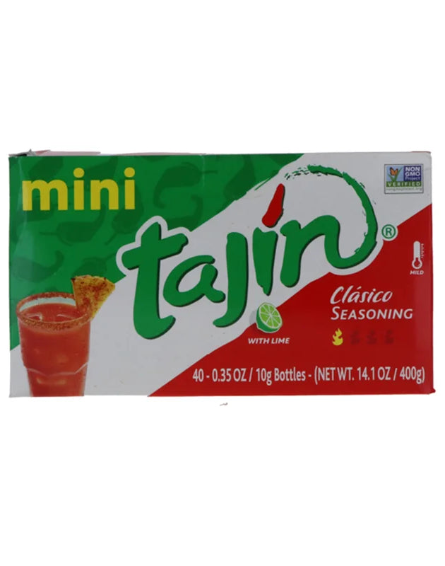 Tajin Fruit Clasico Seasoning Mini 40 Count - 0.35 oz image 0