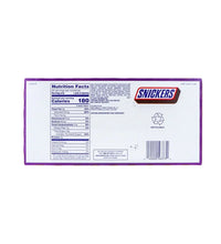 Snickers Peanut Brownie Squares 24 Count - 1.20 oz image 2