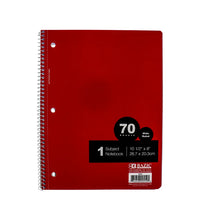 Mead Spiral Notebook 1 Subject Wide Ruled - 70 Sheets image 0