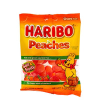 Haribo Gummie Peaches Gummi Candy 12 Count - 5 oz image 0