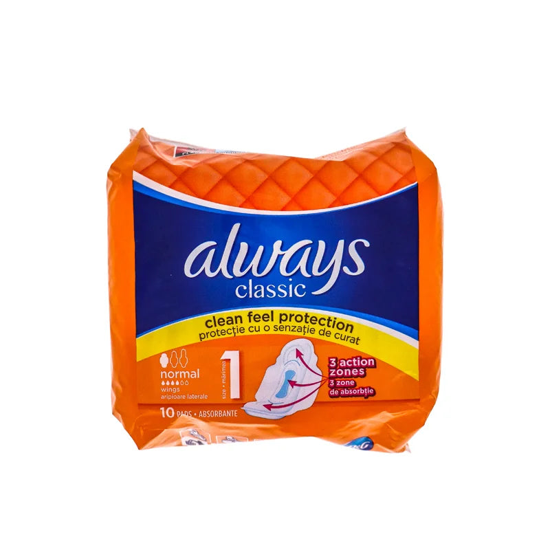 Always Normal Classic Pads Imported 10 Count image 0